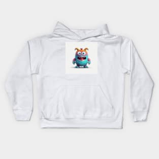 Big Eyes Cute Monster Kids Hoodie